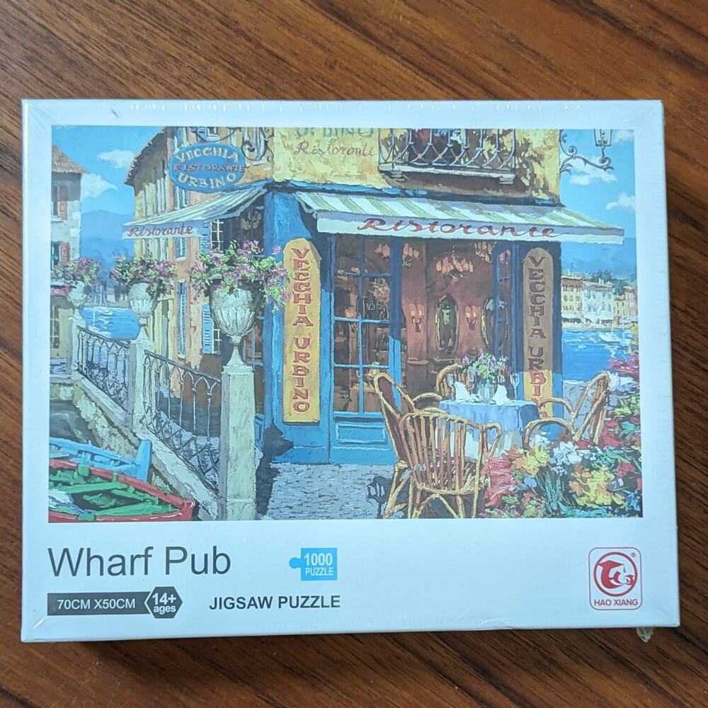 NEW Wharf Pub 1000Pc Jigsaw Puzzle Hao Xiang